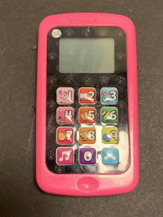 Leapfrog Chat And Count My First Cell Phone Pretend Play Learning Toy