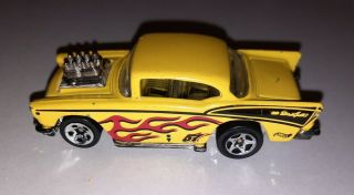 Vintage Hot Wheels 1957 57 Chevy Bel Air Yellow