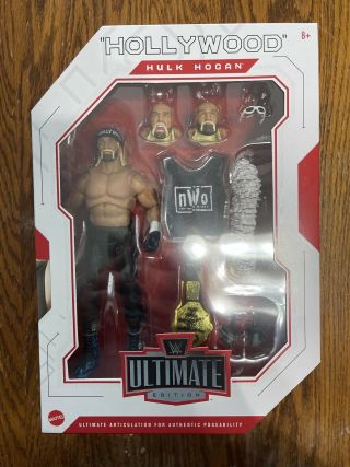 Hollywood Hulk Hogan Mattel Wwe Ultimate Edition Series 7 Figure Nwo Wcw Elite
