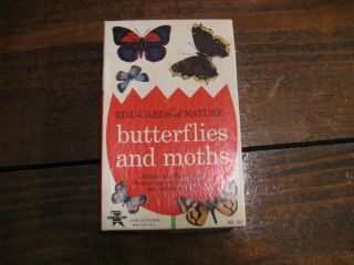 Ed - U - Cards Of Nature - Butterflies And Moths Card Set 1961