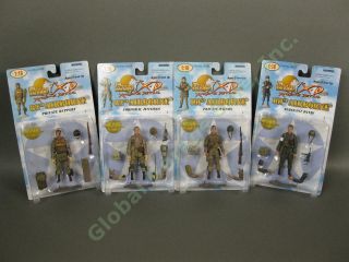 4 Ultimate Soldier 1/18 Wwii Us Army 82nd Airborne Paratrooper Figure Set Moc Nr