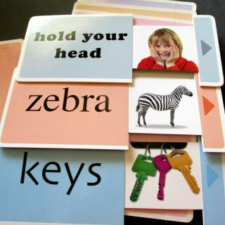 Your Baby Can Read Sliding Word Flash Cards Set 15 Double Sided Robert Titzer