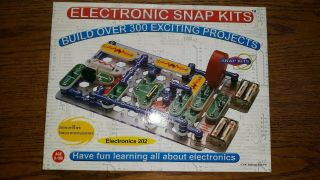 Electronics 202 - Electronic Snap Kits Over 300 Projects And Over 60 Parts