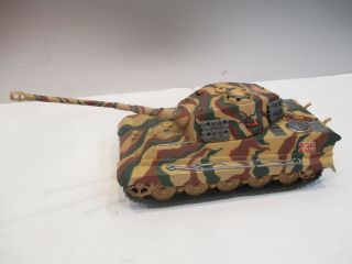 Mark Toy Battery Operated Wwii German Tank (tries To Run Needs Oil)