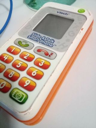 VTech Kids Smart Phone Slide and Talk Pre - Owned See Video Interactive Kids 3