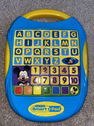 Mickey Mouse My First Smart Pad 9 " Disney Sounds Colors Letters Numbers Replacem