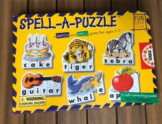 Fun And Learn Spell - A - Puzzle Game Educational Toy Puzzle