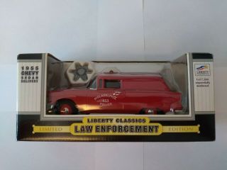 Liberty Classics Law Enforcement Philadelphia Police 1955 Chevy Sedan Diecast