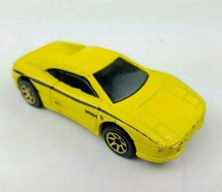Hot Wheels 1:64 Scale 1995 Model Series Ferrari 355 (yellow 7 Spokes)