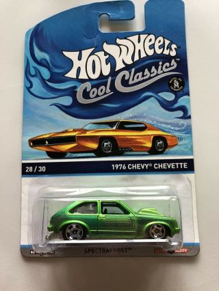 Hot Wheels Cool Classics 1976 Chevy Chevette 28/30 Yellow Card