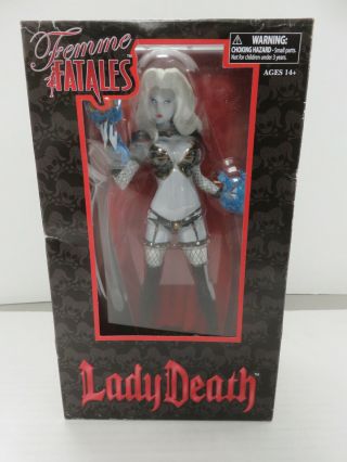 Lady Death Femme Fatales 10 " Figure Diamond Select Toys Nib Zq