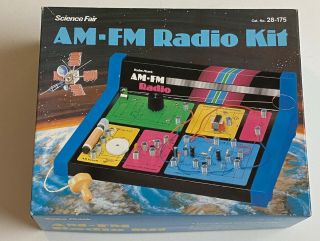 Old Stock Radio Shack Am - Fm Radio Science Fair Kit No.  28 - 175 Not