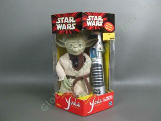 2000 Star Wars Interactive Yoda 8 " Talking Figure Hasbro Tiger Electronics 67713