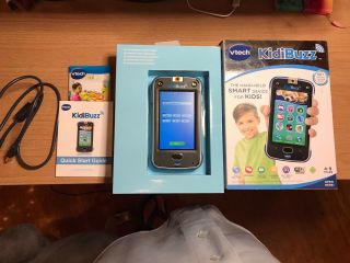 Vtech - Kidibuzz Smart Device Toy Phone For Kids - Blue Wifi,  Photo,  Games,  Msgs
