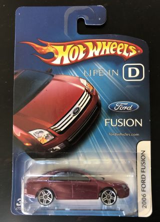Hot Wheels Life In " D " 2006 Ford Fusion Promo Car Die Cast 1:64