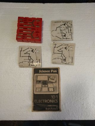 Vintage 10 - 1 Electronics Kit By Logix Kosmos Of Montreal (partial Set) 1974