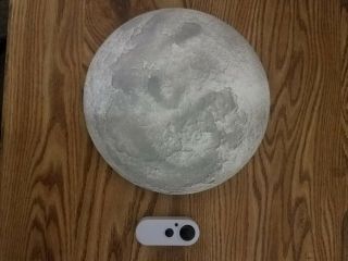 Collectible Uncle Milton Moon Light Battery Operated Hangs Very Unusual
