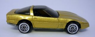 Hot Wheels 1980 Corvette Mattel Die - Cast Gold Car 1982