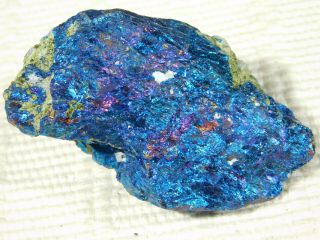 A Vivid Purple and Blue Peacock Copper or Chalcopyrite or Peacock Ore 128gr 2