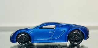 Hot Wheels Car Bugatti Veyron Satin Blue Hot Wheels Car Toy 2002 Mattel Loose