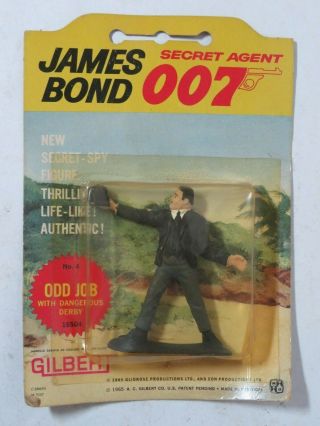 1965 Gilbert Odd Job 4 16504 James Bond Secret Agent 007 Figure Nip