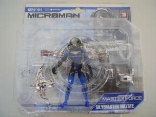 2004 Takara Microman Mf2 - 01 Master Force Skymaster Hayate Action Figure