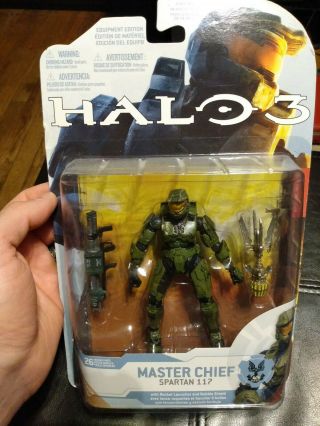 Mcfarlane Toys Halo 3 Master Chief Spartan - 117 Action Figure Nib