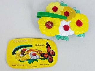 Insect Lore The Sweeter Butterfly Feeder / Hanging Live Butterfly Garden Feeder