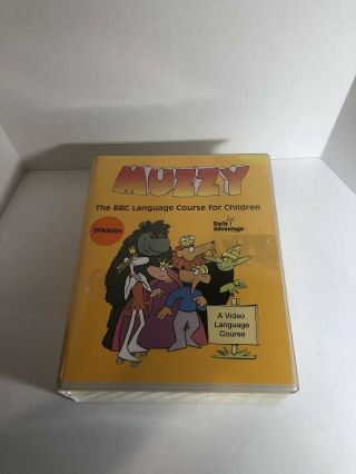 Muzzy Bbc Spanish Language Learning Course Vhs Cassette Cd Workbook