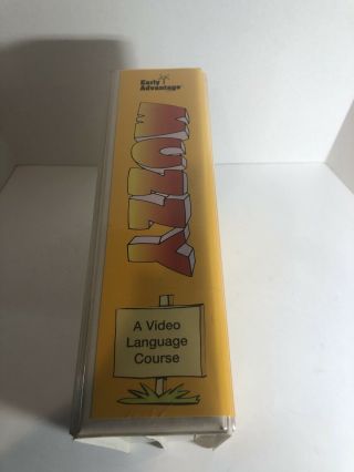 Muzzy BBC Spanish Language Learning Course VHS Cassette Cd Workbook 2