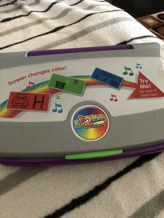 Fisher Price Fun 2 Learn Screen Changes Color Lap Top
