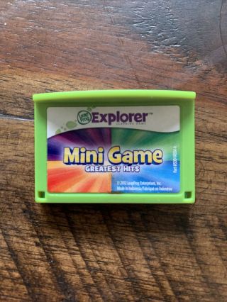 Leapfrog Explorer Mini Game Greatest Hits Cartridge Monkey Soccer Jewel Train 2