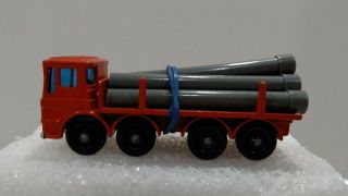 Lesney / Matchbox Pipe Truck With Load No.  10 Made In England Pre Owned Loc10051