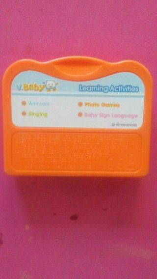 V Tech V Baby Meet Me at the Zoo Cartridge Learning activities 2