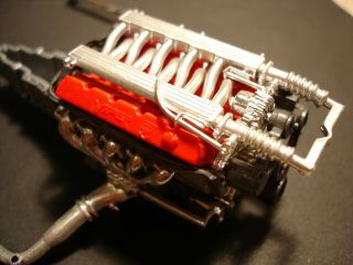 Burago Dodge Viper Rt/10 Diecast 1/18 Scale Engine Block Motor 3365 1993 Italy