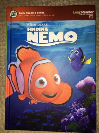 Leapfrog Leap Reader Disney Pixar Finding Nemo Interactive 3d Book Vowels