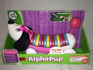Leapfrog Alpha Pup,  Pull Along Abc Fun Learning Toy Ages 12,  Months Item 19242