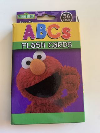 Sesame Street Educational Flash Cards Abcs - 36 Cards