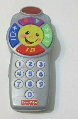 Fisher - Price Remote Control Toy Teaches Numbers Plays Songs Battery Operated