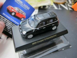 Kyosho - Mini Cooper S Countryman - Black - Scale 1/64 - Mini Car A7