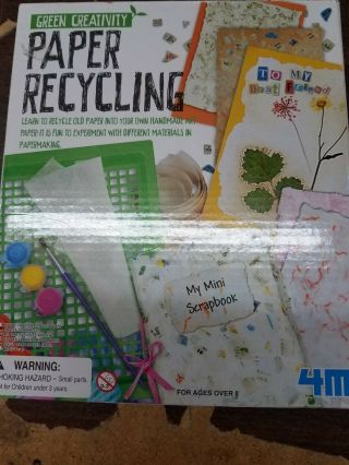 Green Creativity Paper Recycling - 4m - Crafts For Kids 8,  - Handmade Art -