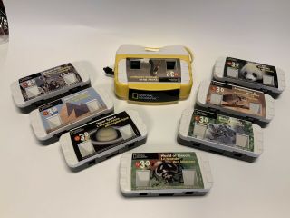 National Geographic 3d Picture Viewer W/8 Cartridges 2005