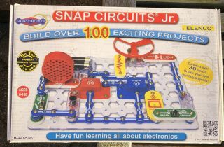 Elenco Stem Toy Snap Circuits Jr.  Sc - 100 Electronics Discovery Kit Usa -
