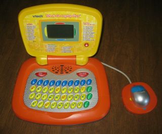Vtech Tote & Go Laptop Plus Preschoo Electronic Learning Toy Computer W/mouse