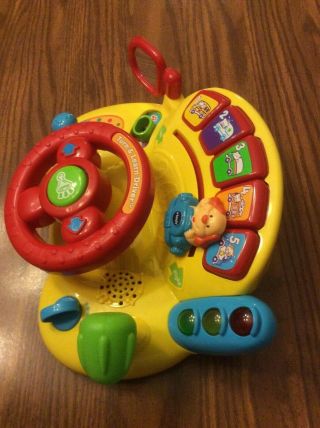 VTech Turn and Learn Driver.  Educational Fun Kid Toy.  Music,  Lights and Sounds. 2