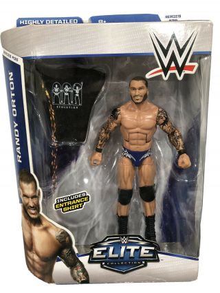 Mattel Wwe Elite Randy Orton Series 35 W/ Evolution Shirt