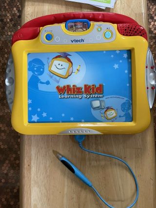 Vtech Whiz Kid Learning System With Scooby Cartridge