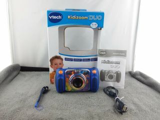 Vtech Kidizoom Duo Digital Camera,  4x Zoom For Ages 3 - 9 - Blue -