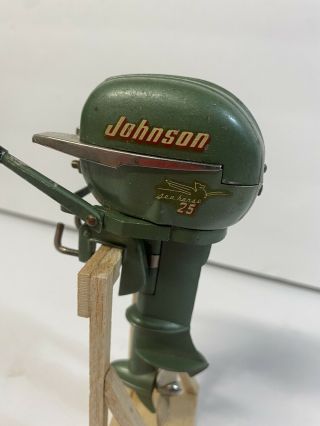 Johnson 25hp Sea Horse Toy Outboard Motor Japan Battery Powered Toy 1950’s 2