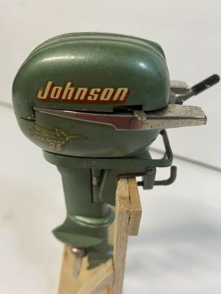 Johnson 25hp Sea Horse Toy Outboard Motor Japan Battery Powered Toy 1950’s 5